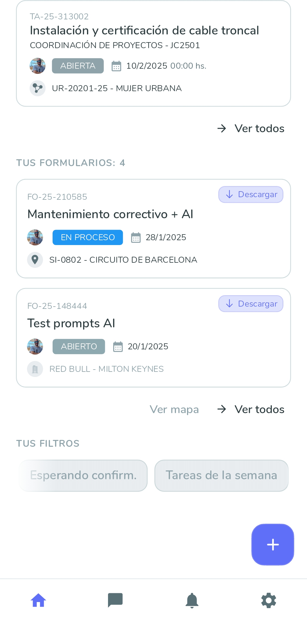 Filtros personalizados en app Sytex