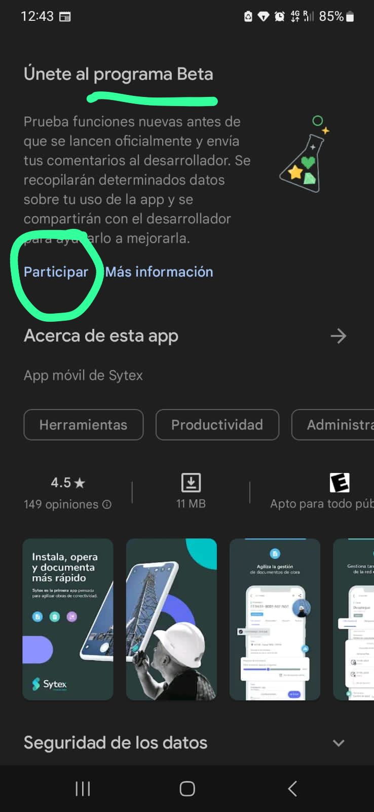 Beta Sytex App